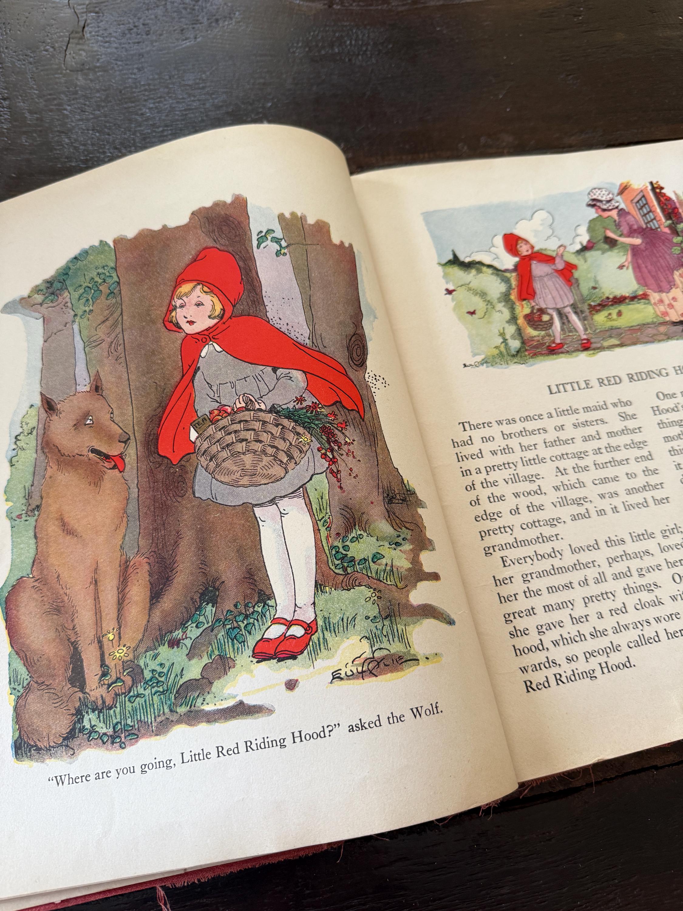 1932 Fairy Tales That Never Grow Old – Platt & Munk Co. – Vintage Children’s Book – Well Loved Condition 12x10