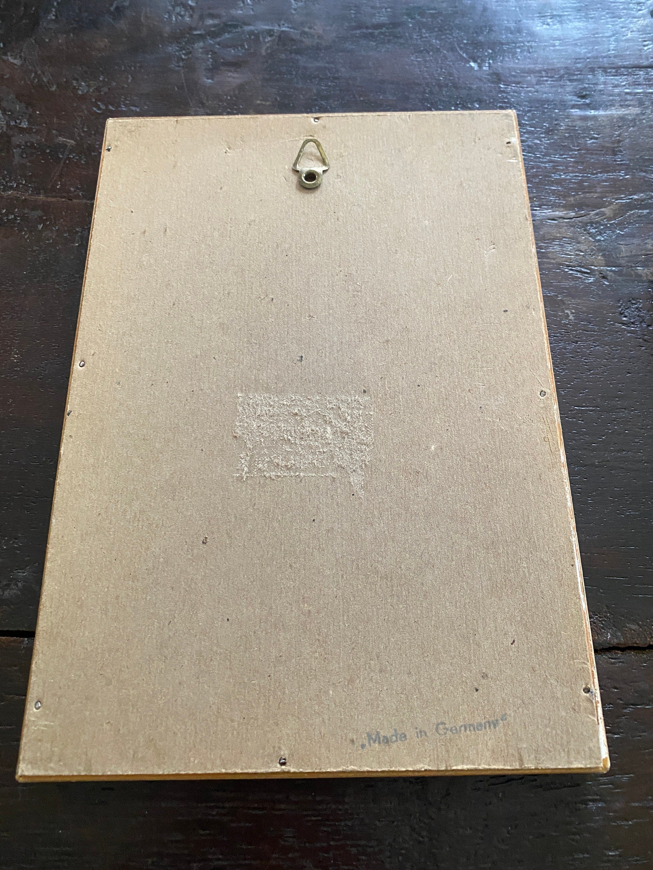 Vintage 1950s Hummel Pencil Drawing Prints in Hanging Frames - Set of 2