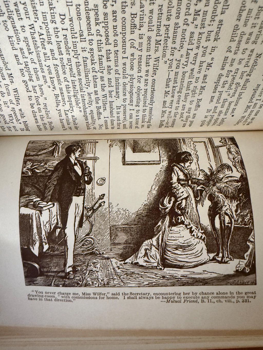 Antique 1911 Charles Dickens Our Mutual Friend (Part One) – Anniversary Edition by P.F. Collier & Son