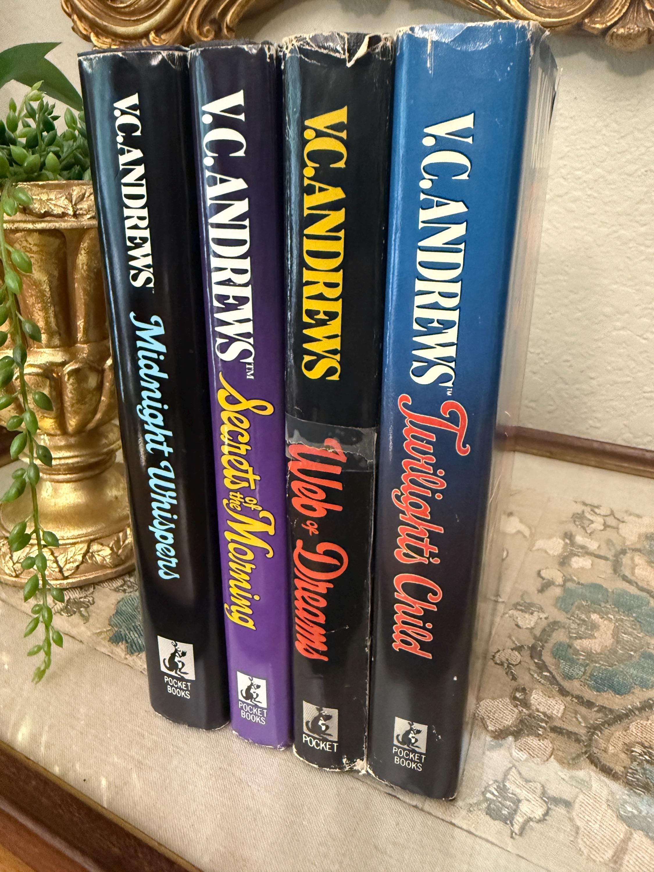 Vintage V.C. Andrews Hardcover Book Set with Dust Jackets – 1990s Gothic Fiction Collection