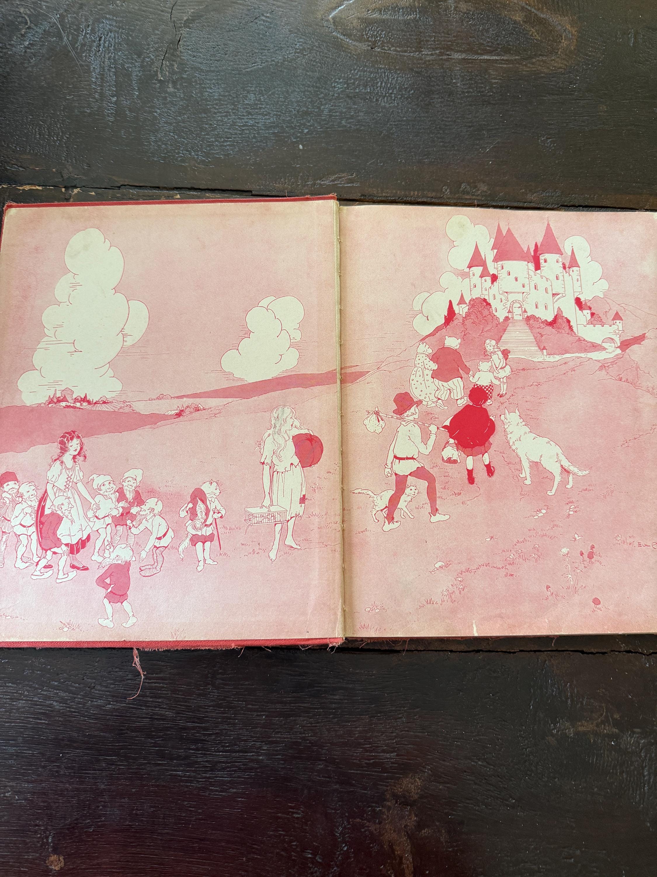 1932 Fairy Tales That Never Grow Old – Platt & Munk Co. – Vintage Children’s Book – Well Loved Condition 12x10