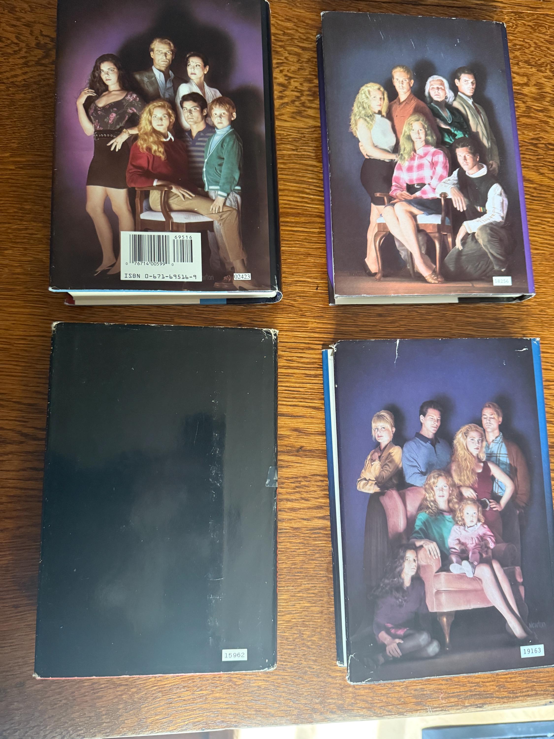 Vintage V.C. Andrews Hardcover Book Set with Dust Jackets – 1990s Gothic Fiction Collection