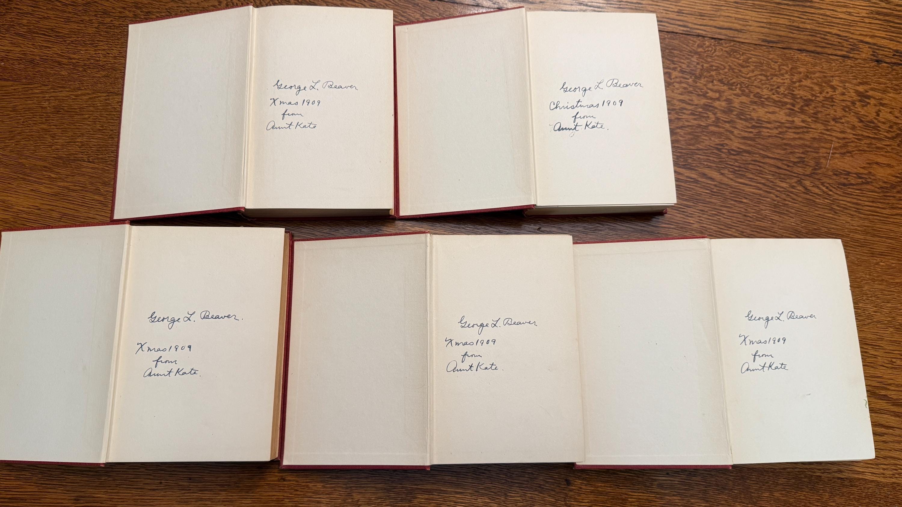 Antique 1902 The Tales and Poems of Edgar Allan Poe – Volumes II–VI – Centenary Edition – Illustrated