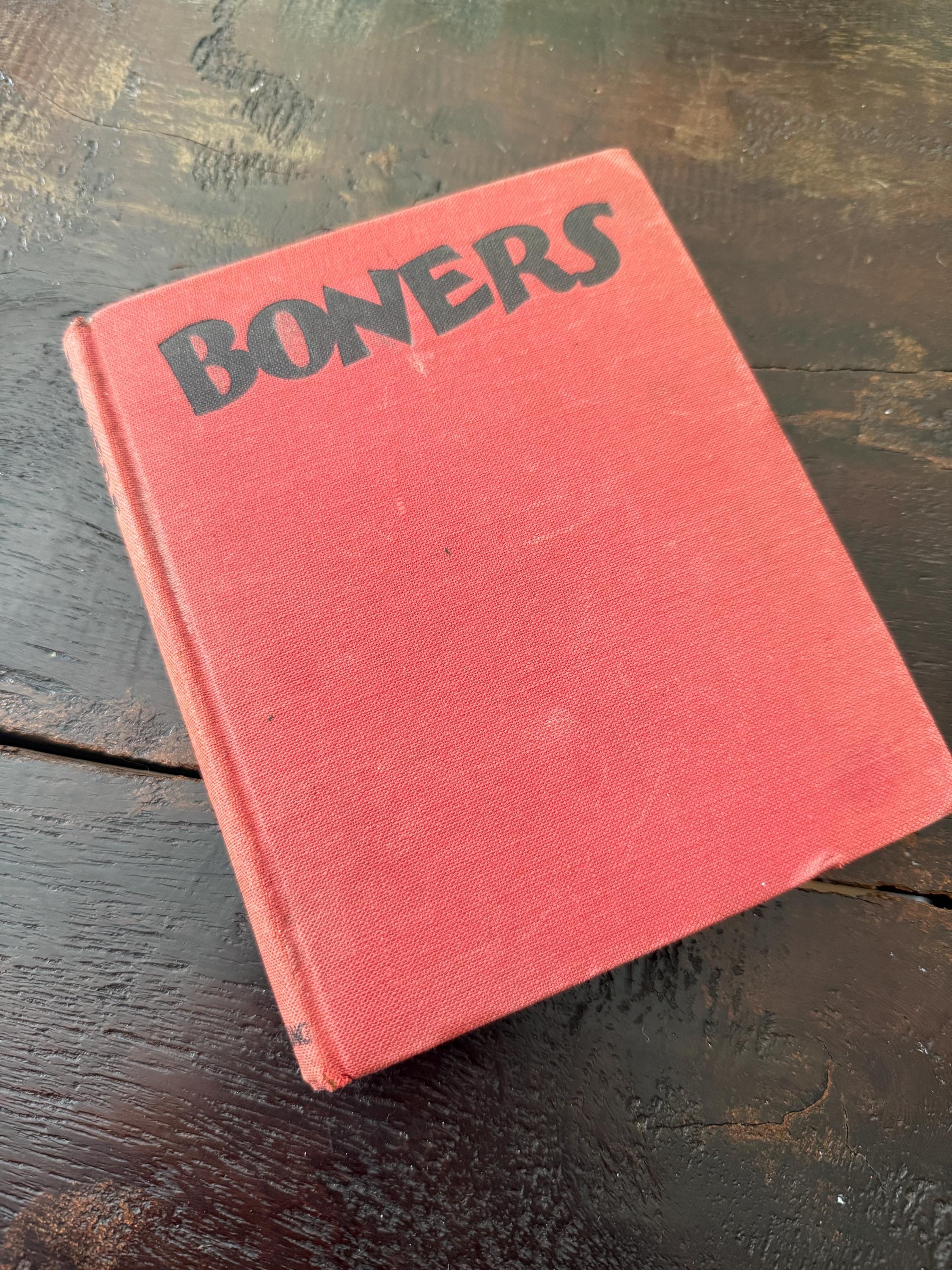 Third Printing 1937 of Boners by Alexander Abingdon  Illustrated by Dr Seuss  Vintage Humor Book