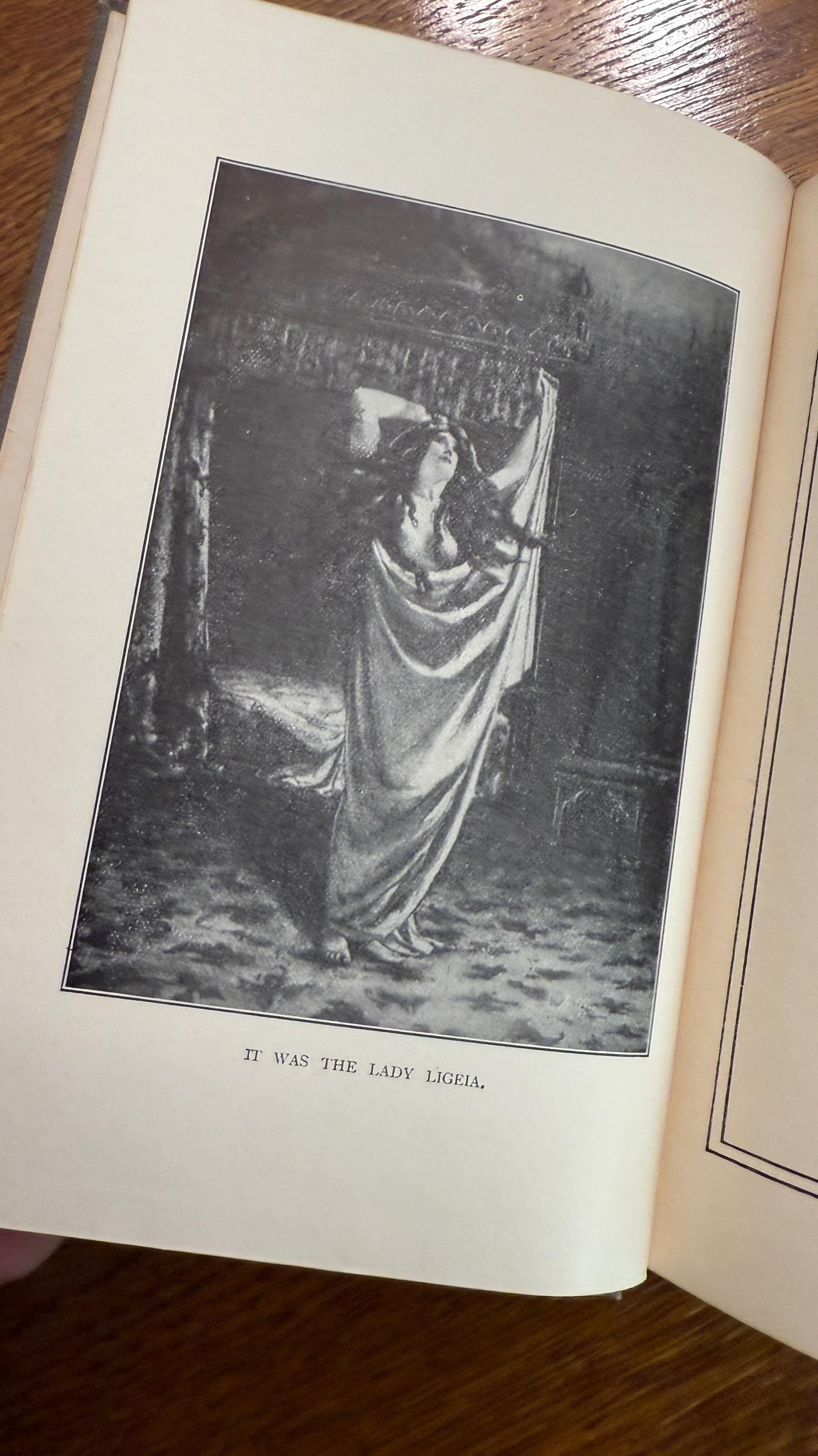 Antique 1914 Poe’s Works - Tales Volumes 1 & 2 | Illustrated Hardcover Set by Charles Scribner’s Sons