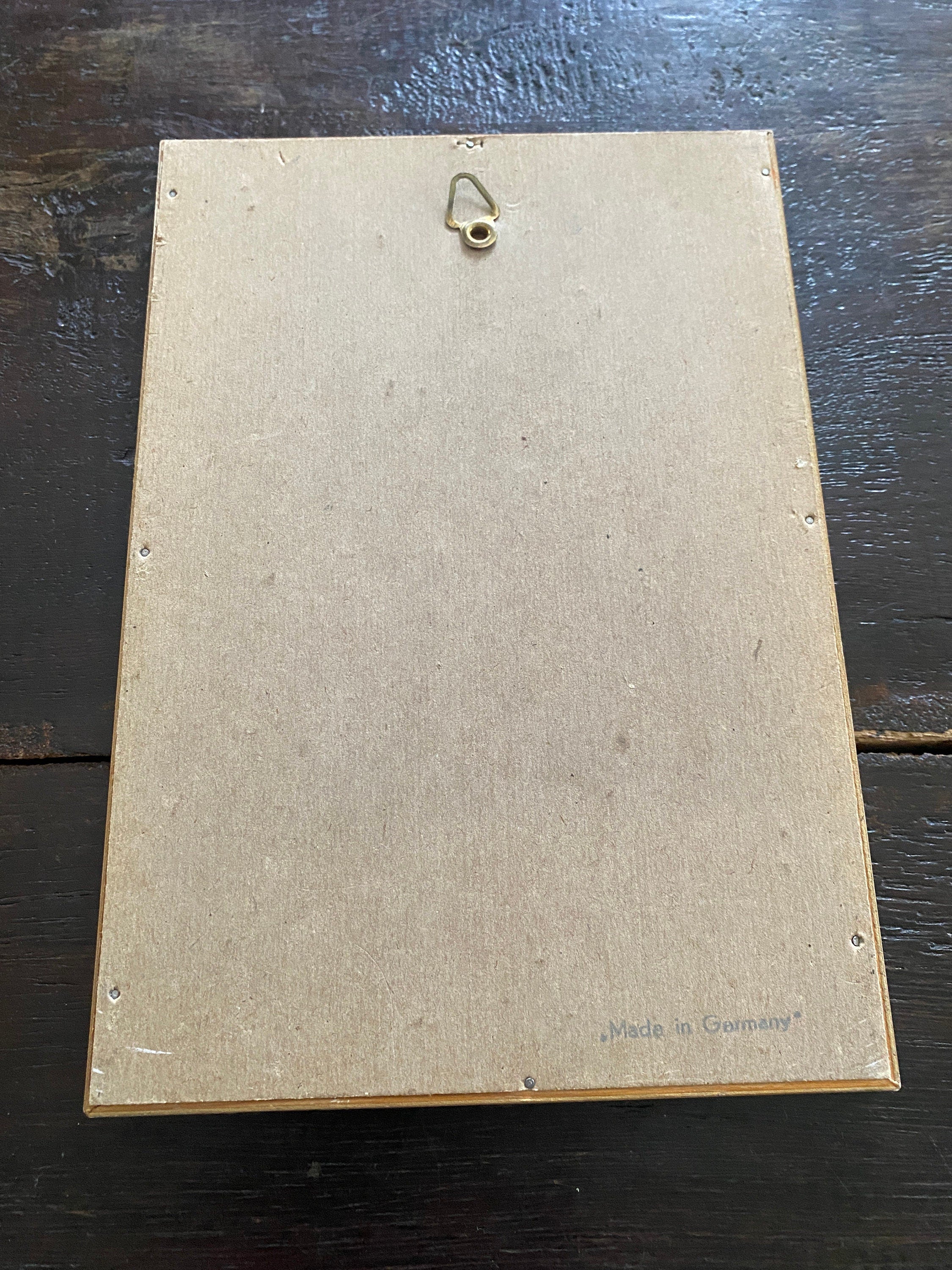 Vintage 1950s Hummel Pencil Drawing Prints in Hanging Frames - Set of 2