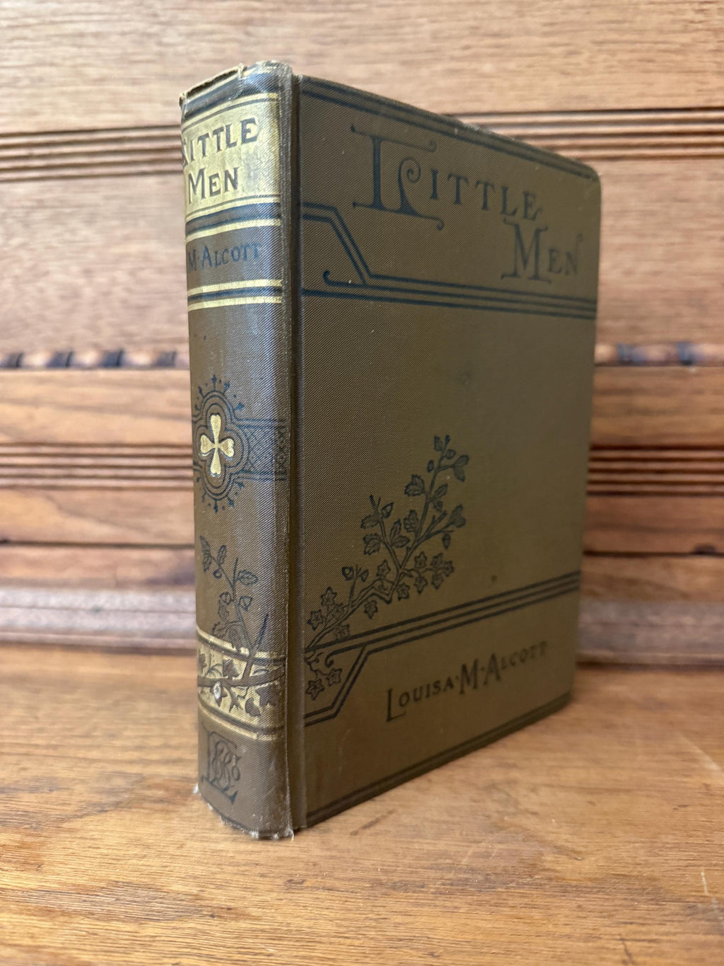 Antique 1915 - Louisa M. Alcott - Little Men illustrated hardcover book