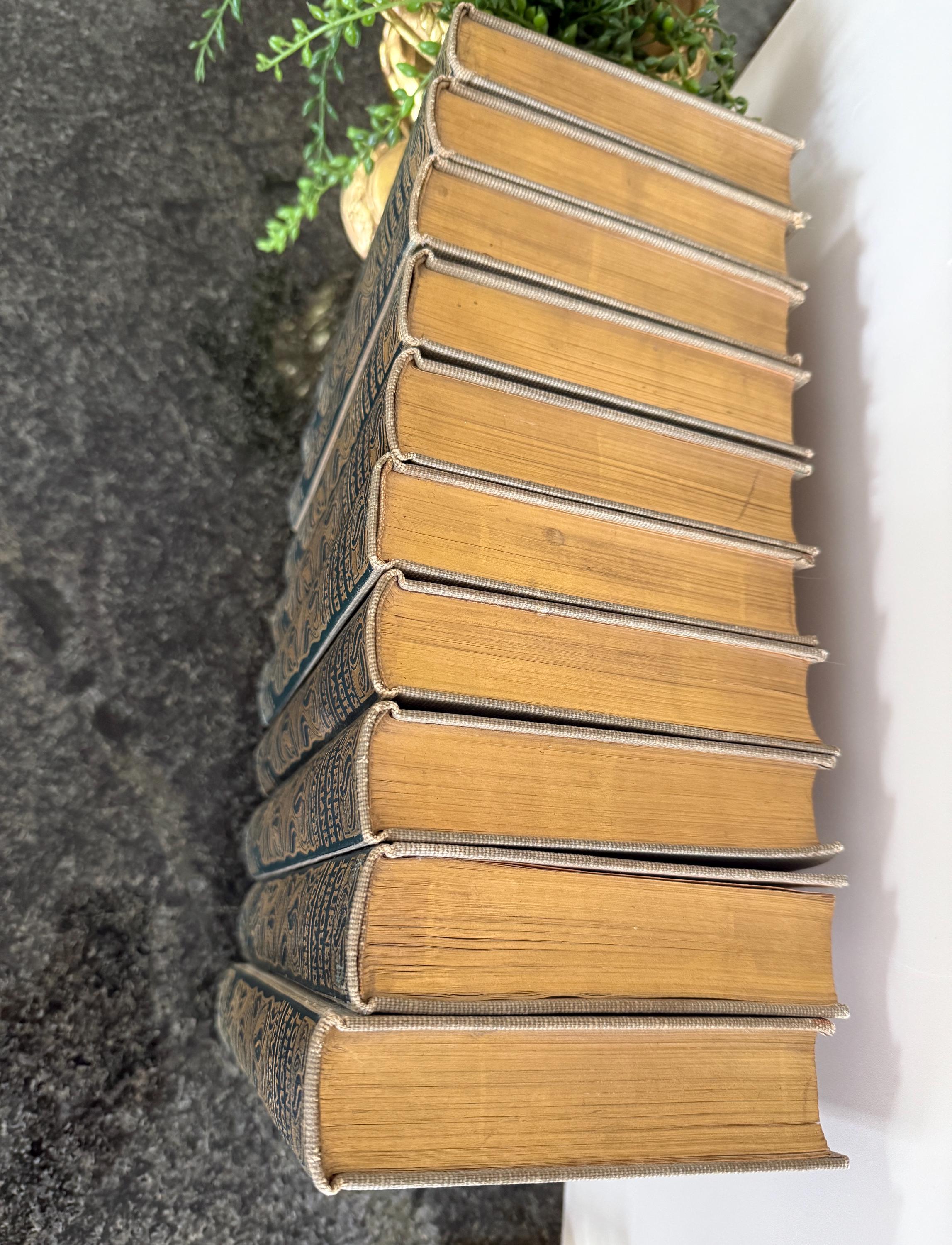 1909 Journeys Through Bookland First Edition Set by Charles H. Sylvester | Rare 10/11 Volumes | Vintage Literature Collection